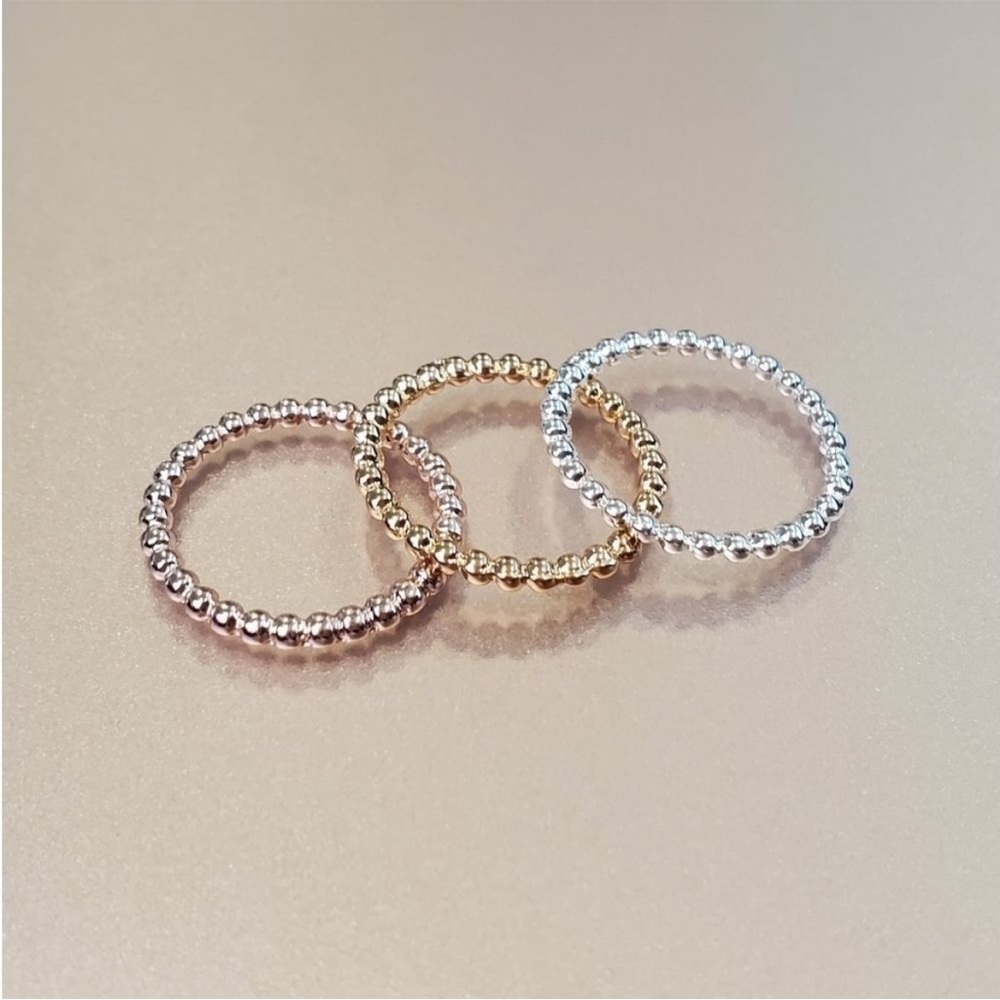 Stackable Beaded Ring